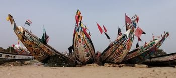 Fishing boats Gunjur